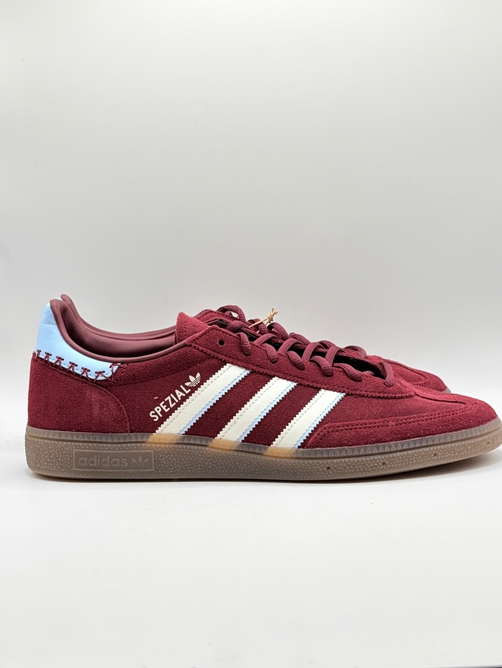 Adidas Handball Spezial Shadow Red & Clear Sky Sneakers 12 Men No Lid